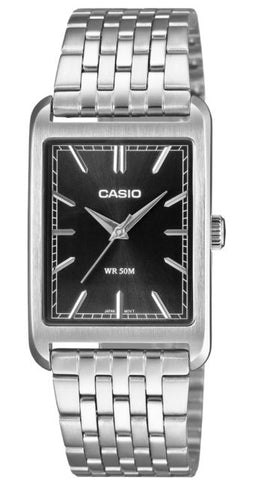 Casio Black Dial Analogue Watch MTPB215D-1A