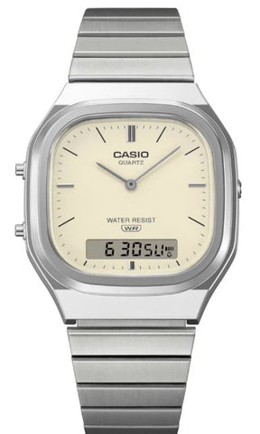 Casio Duo Square Face Watch AQ240E-7A2