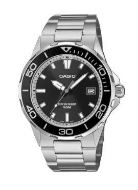 Casio Marine Design Analogue Watch Black MTD145D-1A