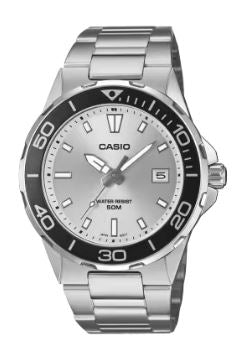 Casio Marine Design Analogue Watch Silver MTD145D-7A