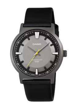 Casio Vintage Black And Grey MTPB220BL-1A