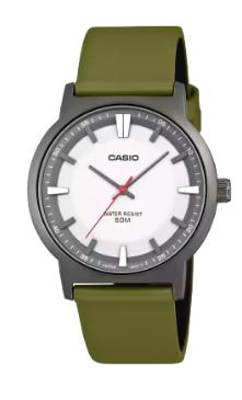 Casio Vintage White And Green MTPB220BL-7A