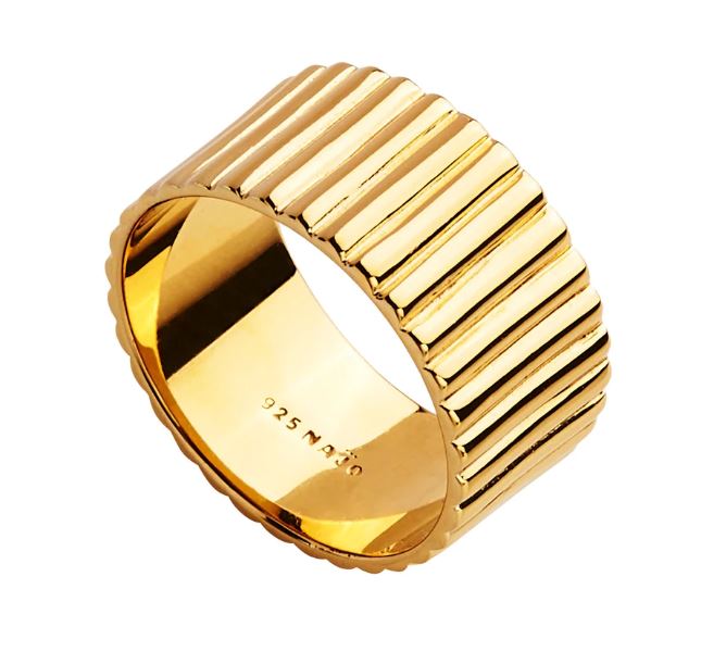Najo Raya Wide Silver Ring (Medium)