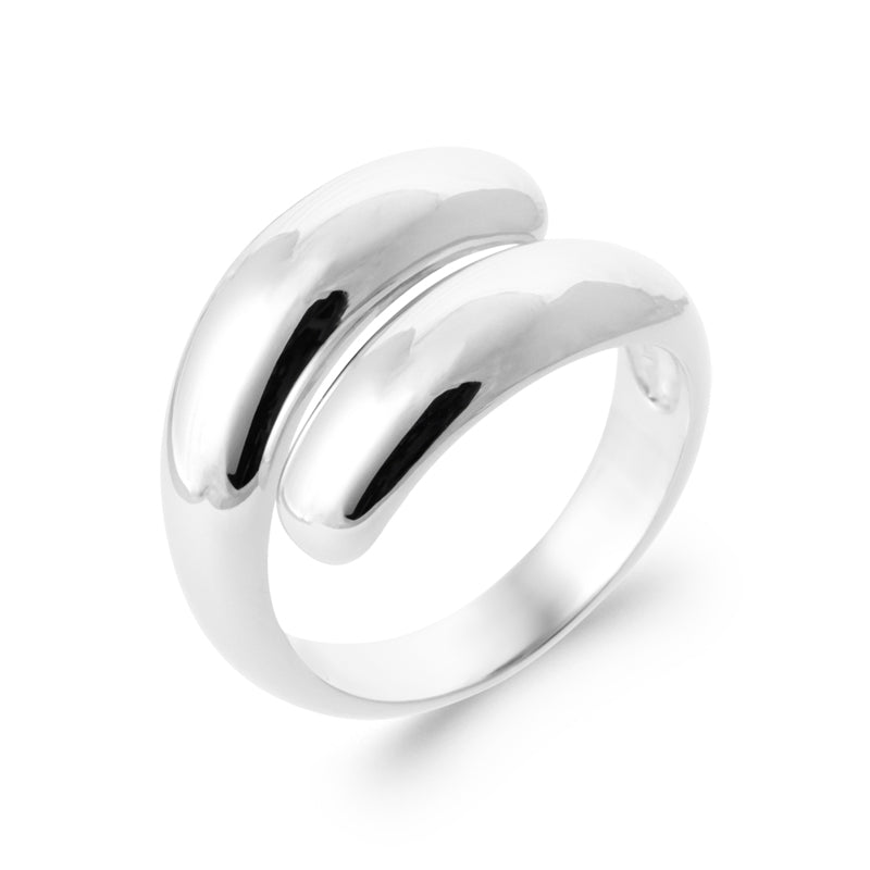 Sterling Silver Split Wrap Ring