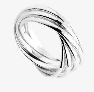 Najo Revival Eight-Band Silver Ring