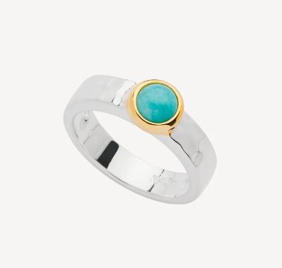 Najo Solace 2-Tone Amazonite Ring