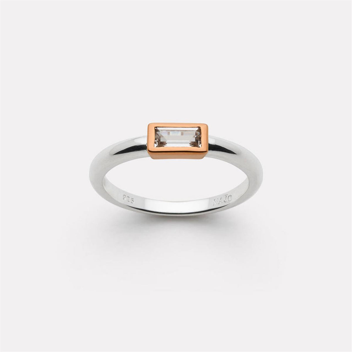Najo Skye 2-Tone Cubic Zirconia Ring