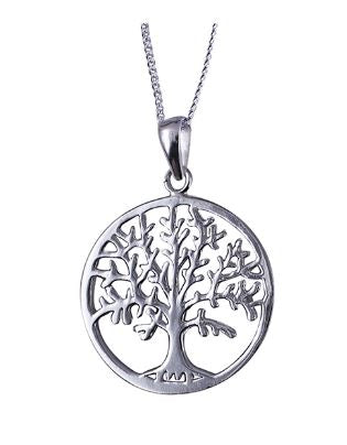 Sterling Silver Tree Of Life Pendant And Chain