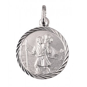 Sterling Silver St. Christopher Pendant