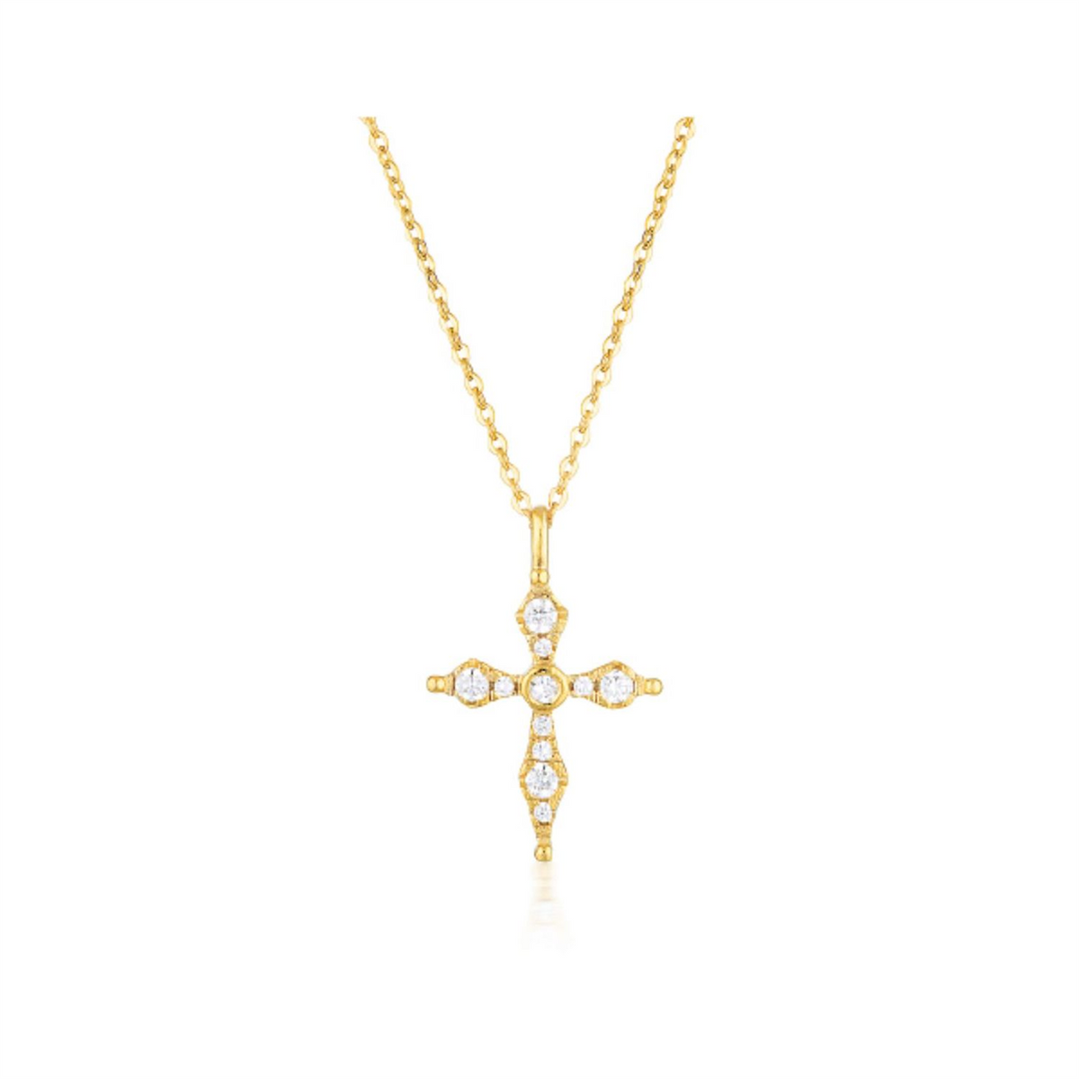 Georgini Bless Mini Gold Cross