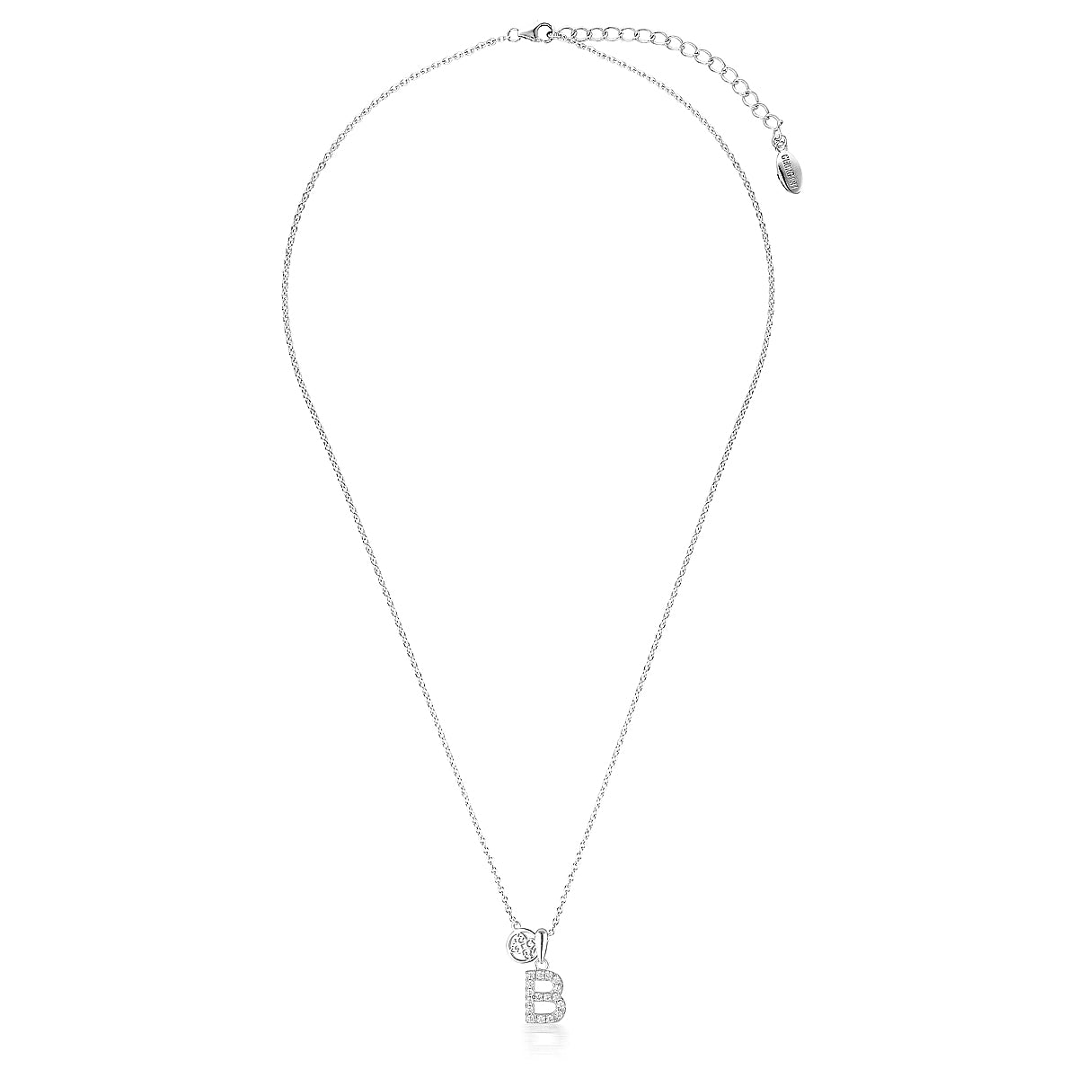 Georgini Luxury Letter B Silver Necklace