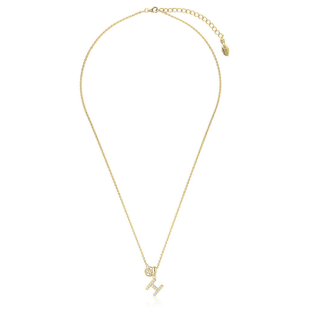Georgini Luxury Letter H Gold Plated Necklace