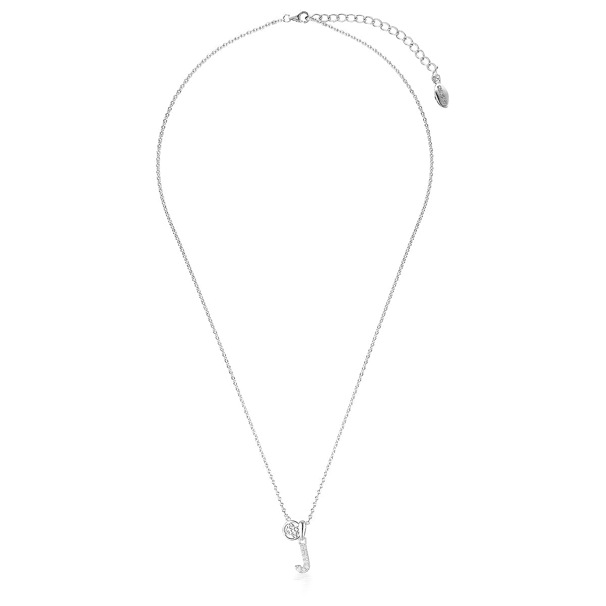 Georgini Luxury Letter J Silver Necklace