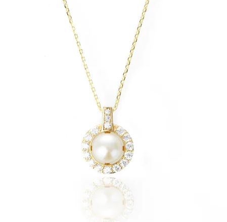 Georgini Oceans Tasman Freshwater Pearl Pendant Gold