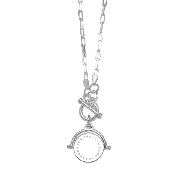 VT CLIP CHAIN NECKLACE WITH VT PLATE FLIP
