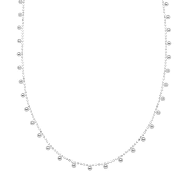 VT BEADED BALL CHAIN NECKLACE
