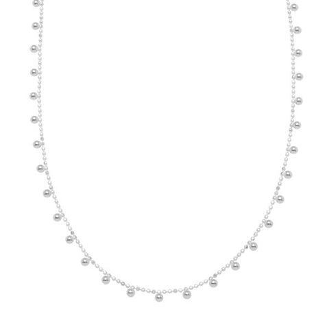 VT BEADED BALL CHAIN NECKLACE