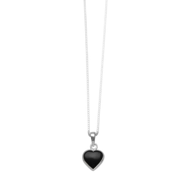 VT BLACK ONYX HEART NECKLACE