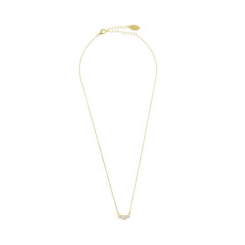 Georgini Gifts Trilogy Gold Plated Necklace