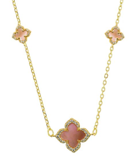 Georgini Sydney Soiree Fairwater Mother of Pearl Deluxe Necklace Gold