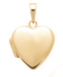 Aime-Toi 18ct Gold Plated Heart Locket Pendant