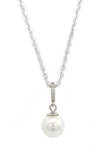 Georgini Adagio Effortless Glow Pearl Pendant Silver