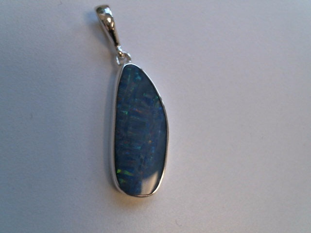 SS Opal Doublet Pendant
