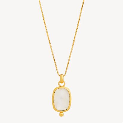 Najo Fleur Rainbow Moonstone Pendant