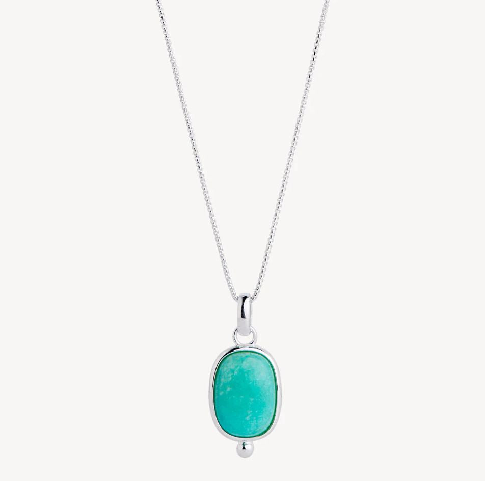 Najo Fleur Amazonite Pendant