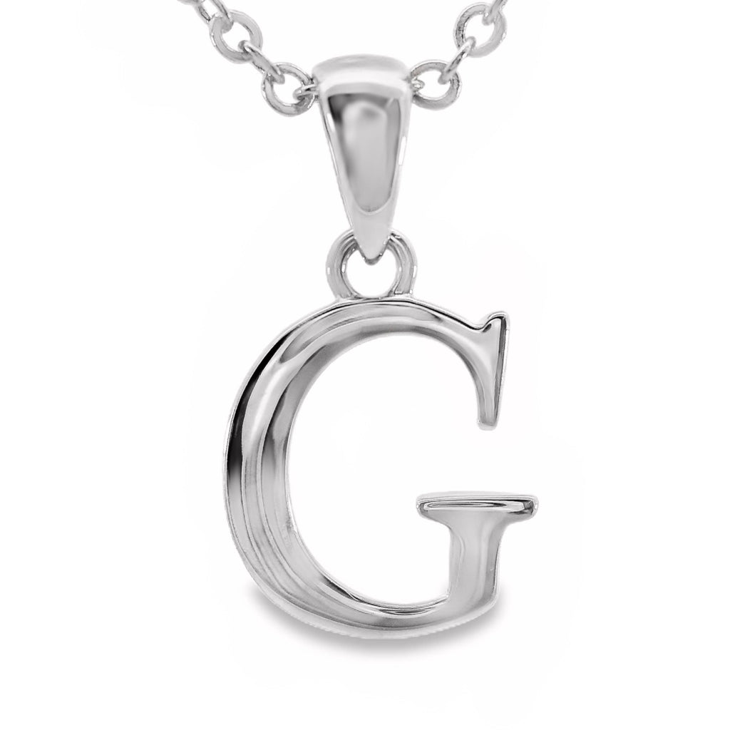Sterling Silver Letter G Pendant