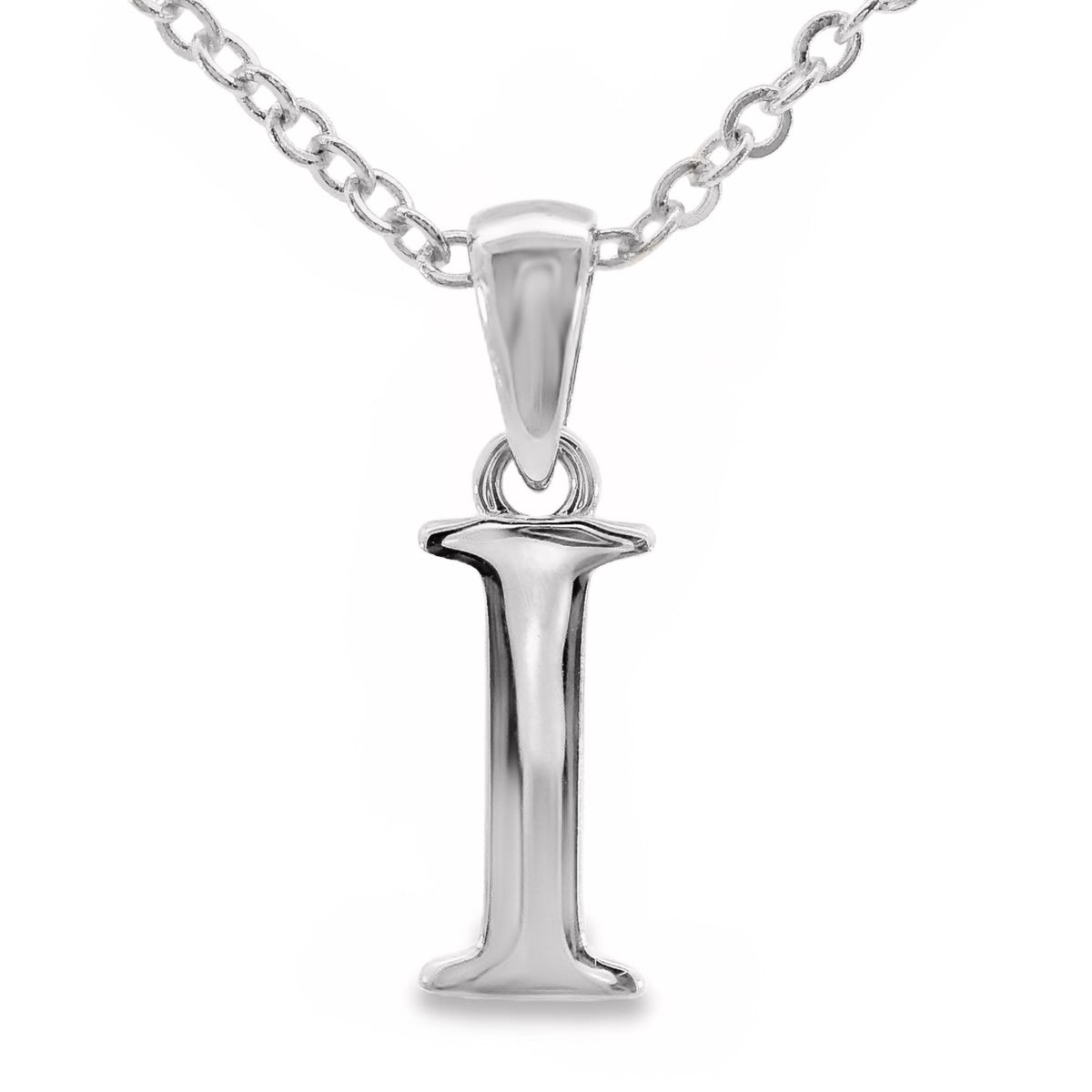Sterling Silver Letter I Pendant