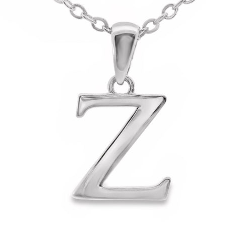 Sterling Silver Letter Z Pendant