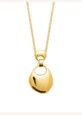 AIME-TOI Gold Plated Steel Pendant Necklace