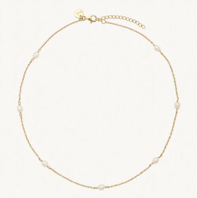 Najo Tidal Whisper Gold Pearl Necklace