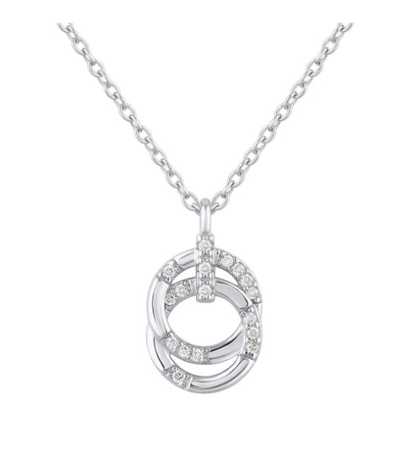 Georgini Alchemy Couture Link Pendant Silver