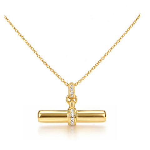 Georgini Alchemy Andy Fob Pendant Gold