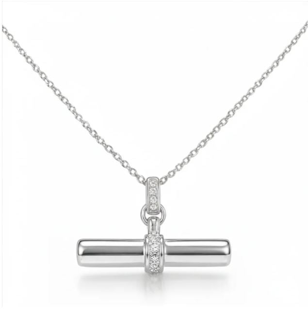 Georgini Alchemy Andy Fob Pendant Silver