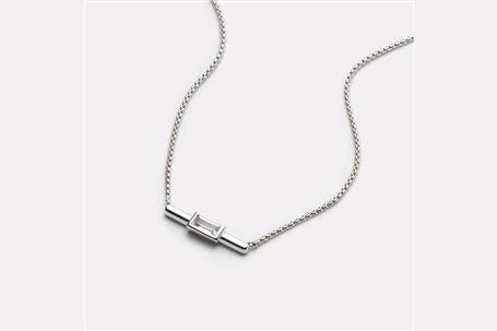 Najo Skye Cubic Zirconia Necklace Silver