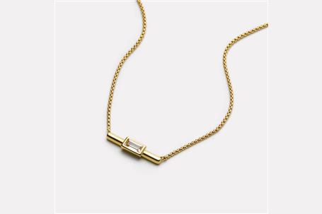 Najo Skye Cubic Zirconia Necklace Gold