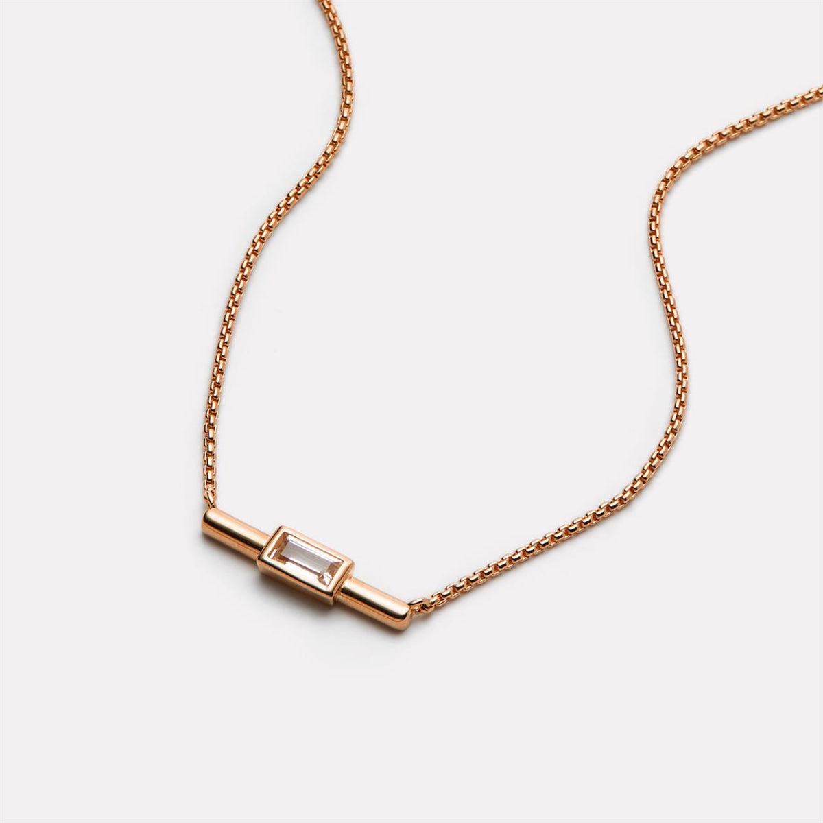 Najo Skye Cubic Zirconia Necklace Rose