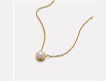 Najo Moonbeam Pearl Necklace Gold