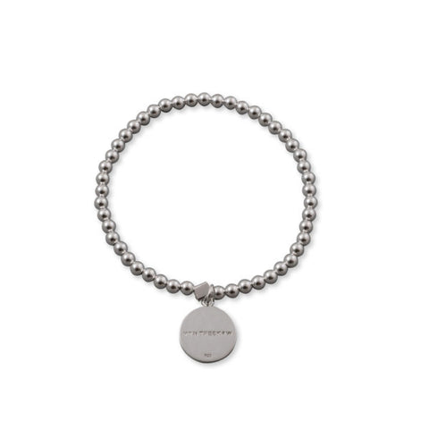 VT 4MM STRETCHY BRACELET WITH VT PLATE