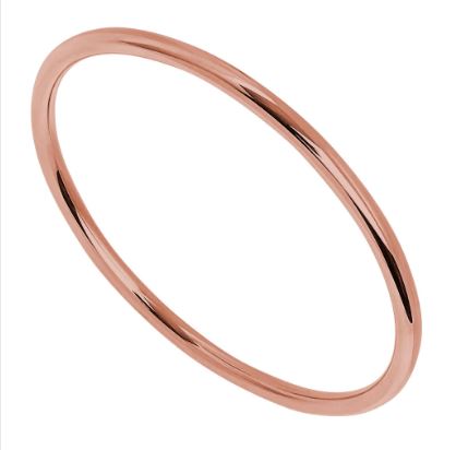 Najo Simplicity Bangle Rose Gold Plated