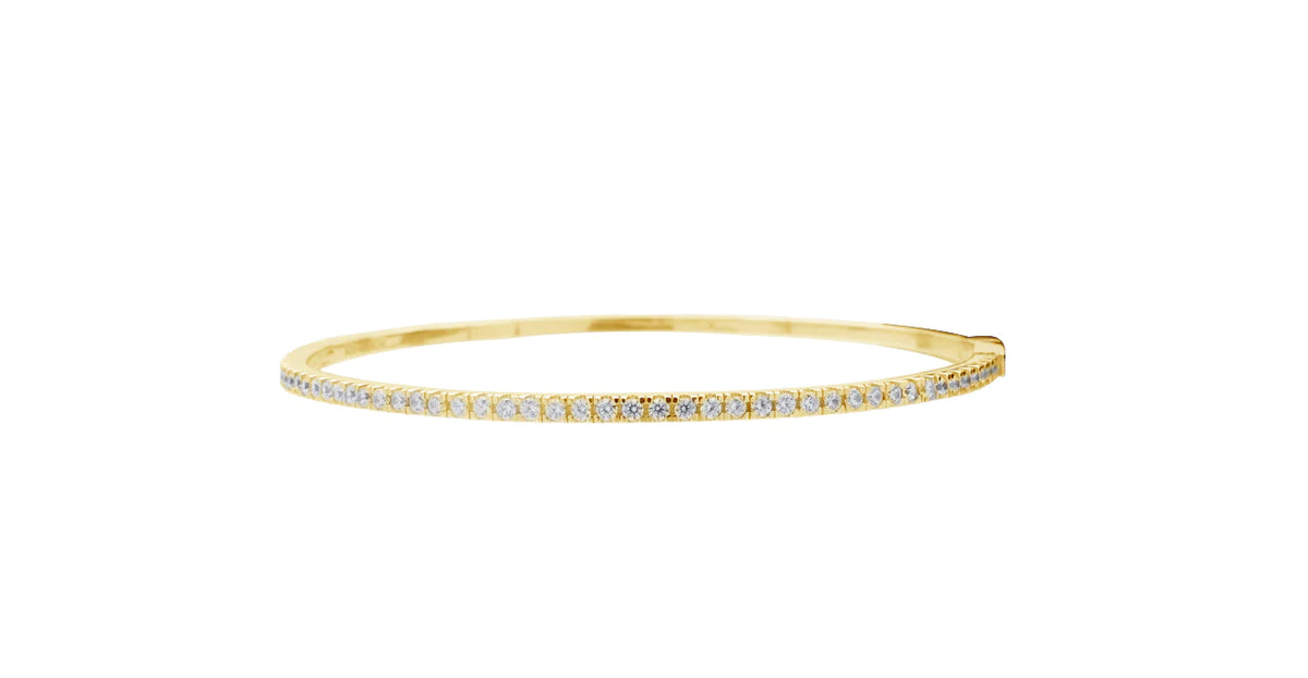 Georgini A Christmas Journey Brilliant Bangle Gold Plated