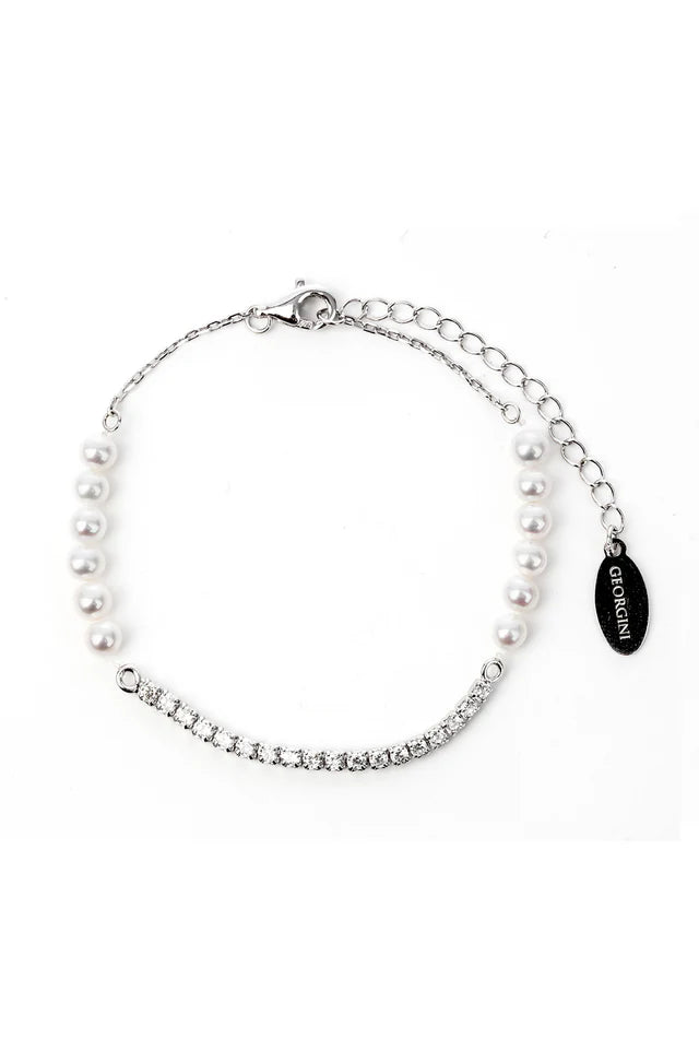 Georgini Oceans Whitehaven Freshwater Pearl Tennis Bracelet