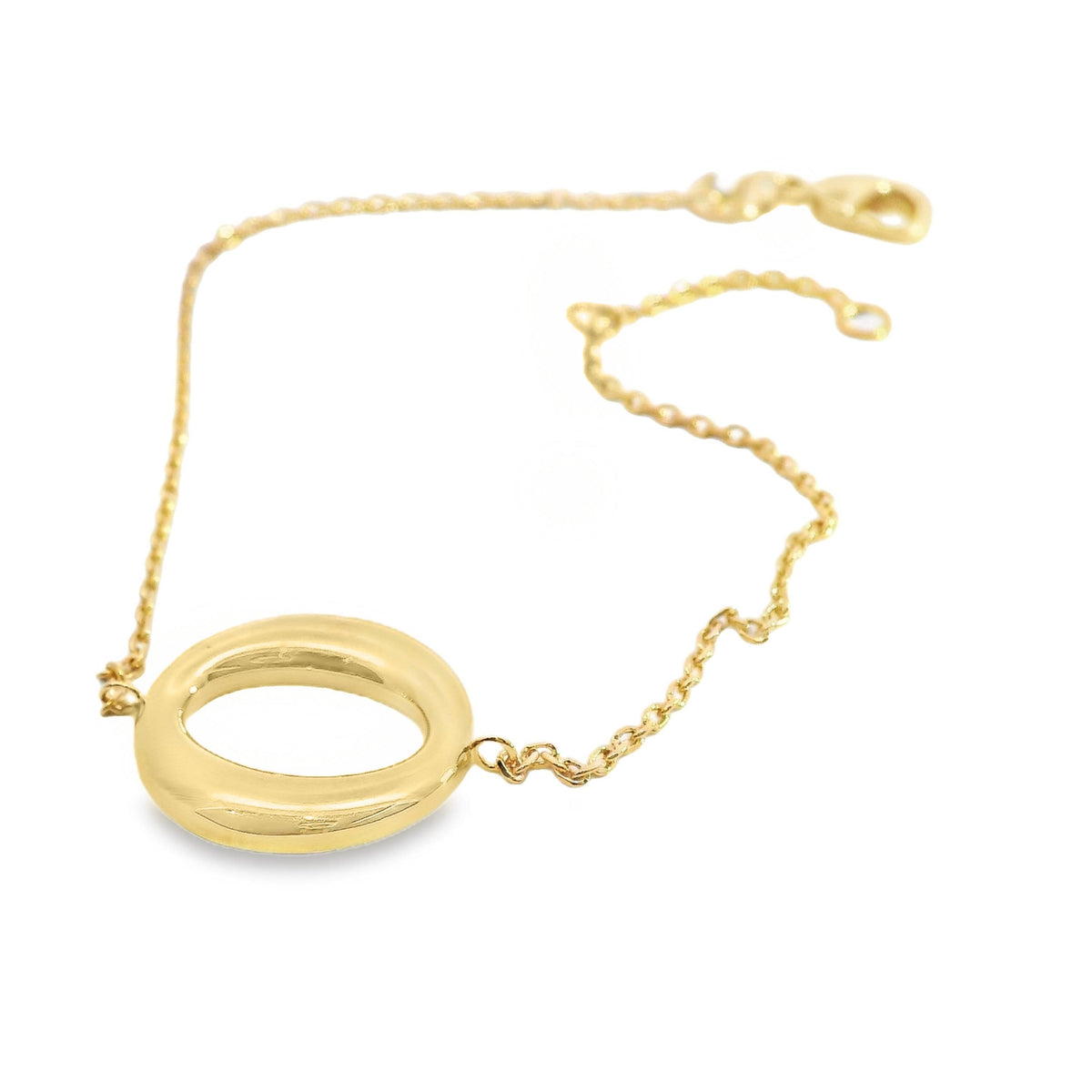 Aime-Toi 18ct Gold Plated Circle Detail Bracelet
