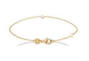 Aime-Toi 18ct Gold Plated Bezel Set Cubic Zirconia Bracelet