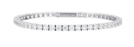 Georgini Selena 3mm Tennis Bracelet Silver Small 16.5cm