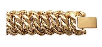 Gold Plated American Link Bracelet