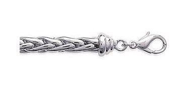Silver Palm Tree Link Bracelet